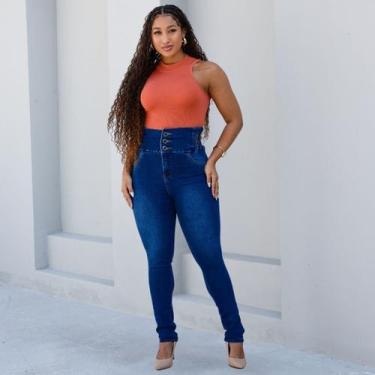 Imagem de Calça izzy premium cos l elast. new vintage bol bol - Ss Jeans, 44, La