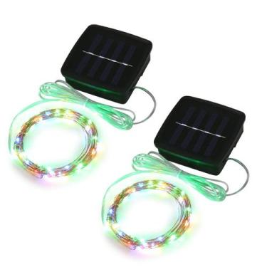 Imagem de Luzes de Fada Solares Magicnight 5m 50 LEDs 2 Unidades Multicoloridas