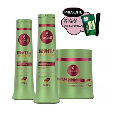 Imagem de Kit Haskell Bananeira Trio 500ml/g Lançamento