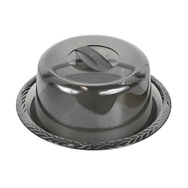 Imagem de Queijeira em Acrílico Porta Queijo com Detalhe de Trança 20cm