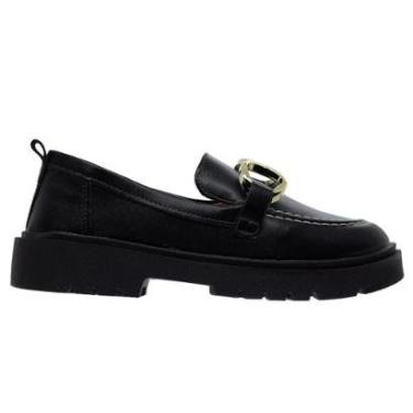 Imagem de Mocassim Infantil Menina Mini Sua Cia 9149 Preto-Feminino