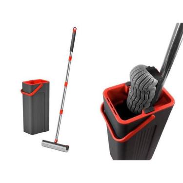 Imagem de Mop Com Balde Esponja Pva E Cabo Em Aço Inox De 125Cm - Powermaid