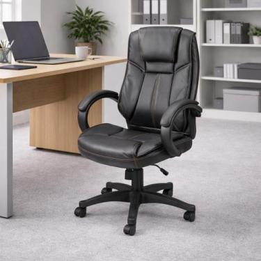 Imagem de Cadeira de Escritório Presidente material sintético Office Córdoba - R