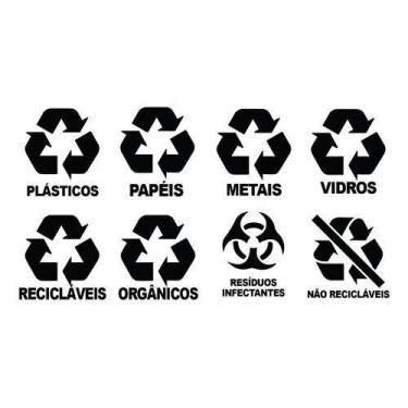 Imagem de Adesivos De Recorte - Coleta Seletiva - 500unidades - BIANQUIMICA