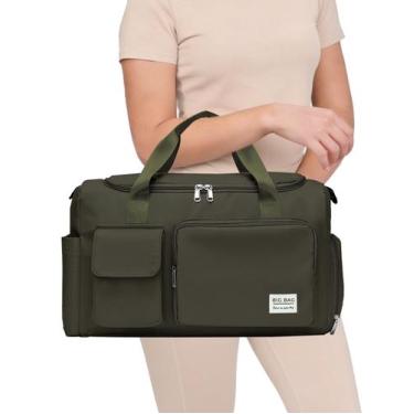 Imagem de Bolsa Mala Viagem Feminina Moderna Multiuso Alça Ajustável - M3M, Verd