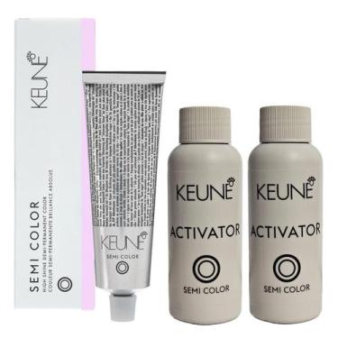 Imagem de Tinta Keune Semi Color 10.2 Louro Ex Cl Pérol + 2 Activator