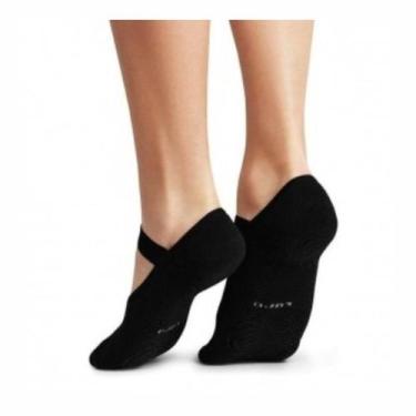 Imagem de Meia Lupo Sapatilha Antiderrapante Pilates 04945-011, Preto, M