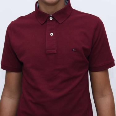 Imagem de Camisa Polo Tommy Masculina Vinho-Masculino