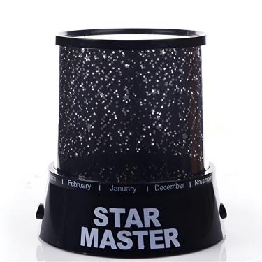 Imagem de Luminaria Abajur Projetor Teto Parede Ceu Com Cabo Carregador Lampada Infantil Led Festa Usb Bivolt