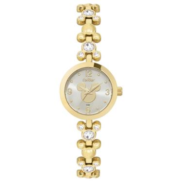 Imagem de Relógio Condor Feminino Ref: Co2035ntf/5k Dourado Bracelete Mickey