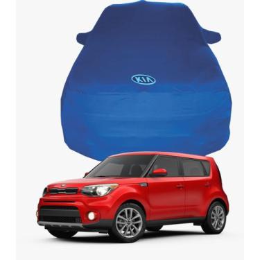 Imagem de Capa de Carro Kia Soul Tecido  Lycra Premium - Cadilhe Capas, Azu Roya