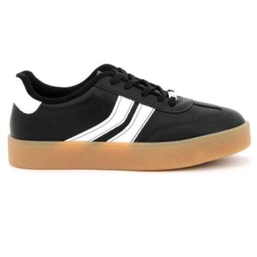 Imagem de Tênis Feminino Vizzano Casual Sneaker, Preto, 38