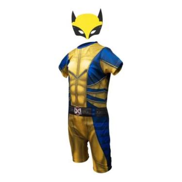 Imagem de Fantasia Infantil Roupa Wolverine Com Máscara E.v.a - SGB MODAS, Tradi