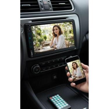 Imagem de 2x Tela 7" 1 Din Espelhamento Android/iOS Carro Universal - Congratula