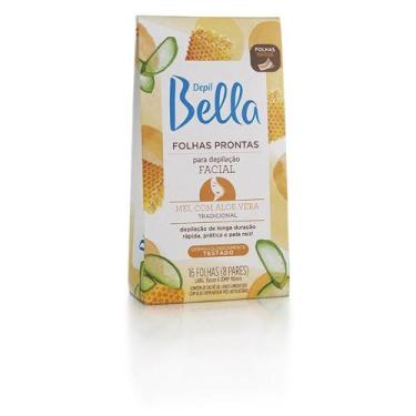 Imagem de Folhas Depilatórias Prontas Depil Bella Facial 16 Unidades