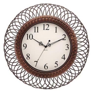 Imagem de Relógio de Parede Herweg Quartz Vime Marrom Chocolate 660124