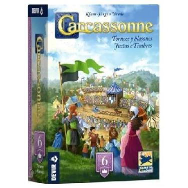 Imagem de Carcassonne Exp 6: Justas e Timbres - Devir