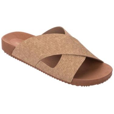Imagem de Papete  terra e água canoa chinelo sandalia slide, Rafia, 38