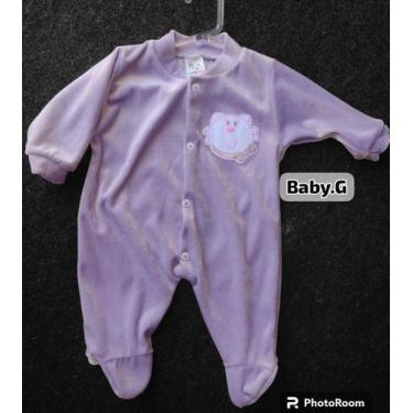 Imagem de Macacão aveludado Lilas - Pratis moda , baby g