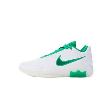 Imagem de Nike Tênis de basquete unissex adulto Lebron Witness Ix, Branco/verde estádio/branco/ouro metálico, 9.5 Women/8 Men