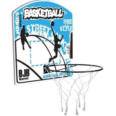 Imagem de Tabela de Basquete Freestyle em MDF com Aro Reforçado 33CM e Rede Nylon Brinquedos Junges