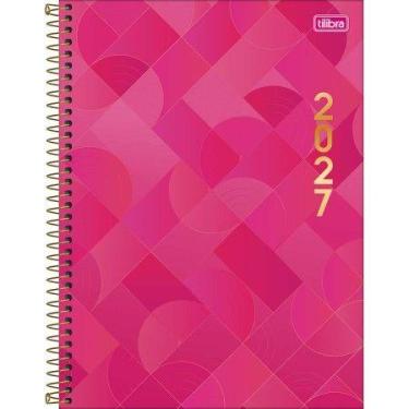 Imagem de Agenda Executiva Espiral Diária 20 x 27,5 cm Spot Feminina 2027 Tilibr