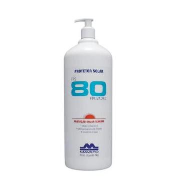 Imagem de Protetor Solar Mavaro Fps 80 1kg Proteção Uv Mavaro