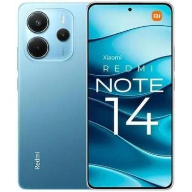 Imagem de Smartphone Celular Xiaomi Redmi Note 14 Lançamento 256GB 8GB Ram Azul,