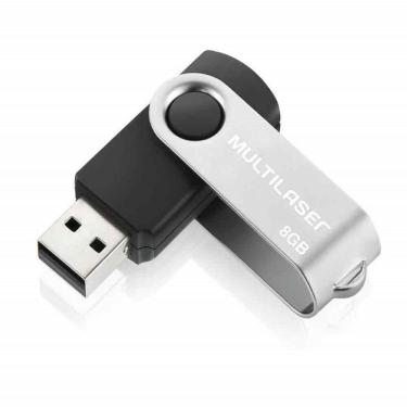 Imagem de Pendrive Multilaser Twist Pd589 Armazenamento 32Gb 2.0 Preto