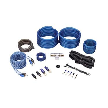 Imagem de Rockville RWK41 Kit completo de cabos de instalação de amplificador de carro com calibre 4 com RCA