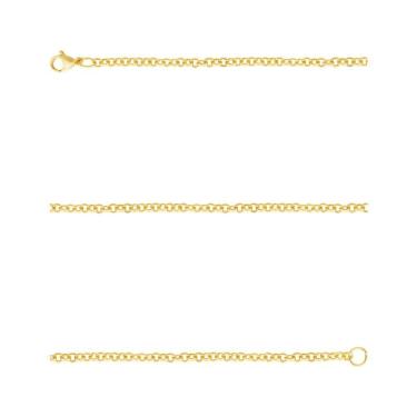 Imagem de Corrente Aço Portuguesa 3.25mm 45cm Gold IPG