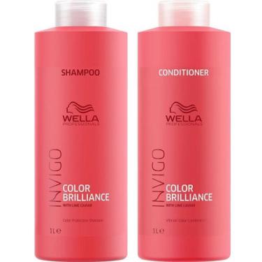 Imagem de Kit Wella Invigo Color Brilliance: Shampoo 1000ml + Condicionador 1000