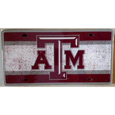 Imagem de WinCraft Texas A&M University S69393 Placa de licença acrílica especializada