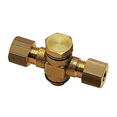 Imagem de Parker Encaixe de compressão 0119 08 13, latão, rosca dupla de banjo macho BSPP com arruela de vedação cativa, G1/4 e 8 mm