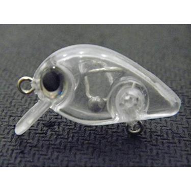 Imagem de Isca de pesca WLure 10 em branco sem pintura pequena leve 1,5 g Crappie iscas de pesca UPC746P10