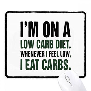 Imagem de Mousepad preto e verde inglês com citação perdida peso borda costurada tapete de borracha para jogos