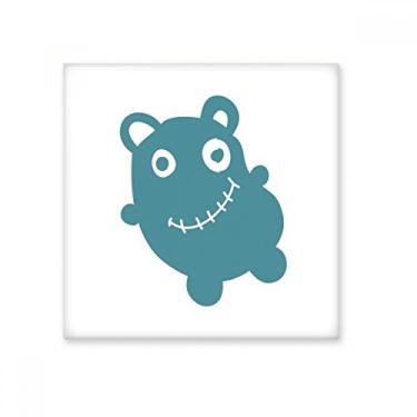 Imagem de Urso de criatura alienígena Art Deco presente moderno azulejo de cerâmica brilhante decalque de pedra adornada tijolo vitrificado