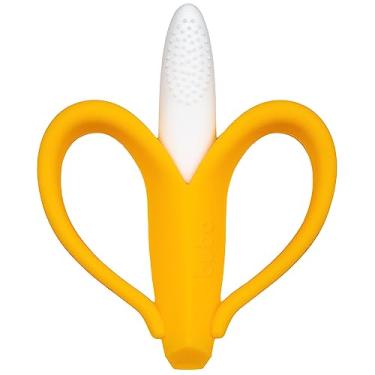 Imagem de Buba, Massageador De Gengiva Banana Cerdas Curtas