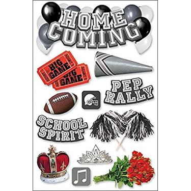 Imagem de Paper House Productions STDM-0056E Adesivos de cartolina 3D, Homecoming (pacote com 3)