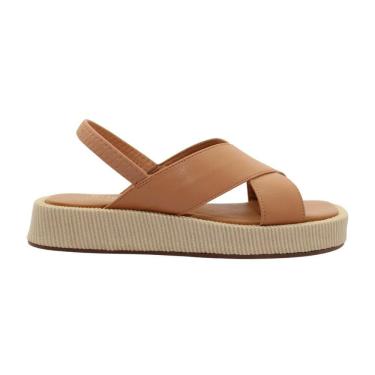 Imagem de Sandália Feminina Flatform Cruzada Bebecê Ref:T2227-503
