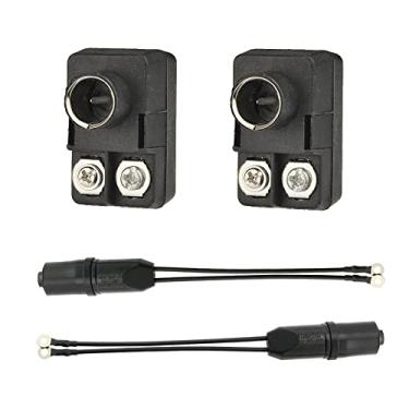 Imagem de supmory Conversor de vídeo para TV HD/UHF/VHF/FM de 300 Ohm a 75 Ohm para conector de antena de TV correspondente