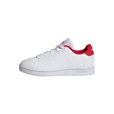 Imagem de Tênis Adidas Unissex Infantil Advantage Lifestyle Court Casual Branco/vermelho H06179 28