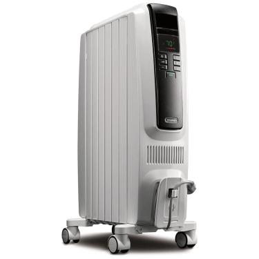 Imagem de Aquecedor a Óleo Portátil Termostato com 3 Configurações Proteção Contra Superaquecimento, 110V 1500W, DELONGHI TRD40615E, Branco