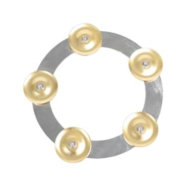 Imagem de YIJU Címbalo hihat pandeiro hi hat pandeiro profissional pratos ching música pandeiro para concerto conjunto crianças adultos