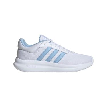 Imagem de adidas Tênis feminino Lite Racer 4.0, Branco/Azul, 11