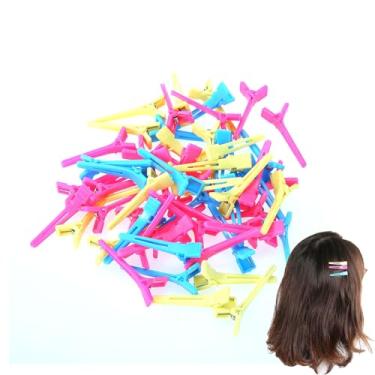 Imagem de 60 peças Presilhas de cabelo permanentes, presilhas de cabelo, grampos de cabeleireiro, com boa tensão para garantir aderência firme ferramentas profissionais de permanente adequadas para salões de cabeleireiro, casas e outros lugares, 3 cores