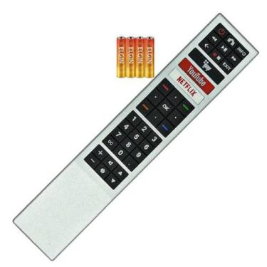 Imagem de Controle Remoto Tv Aoc Led Smart 4k Youtube Netflix +Pilha - Mb