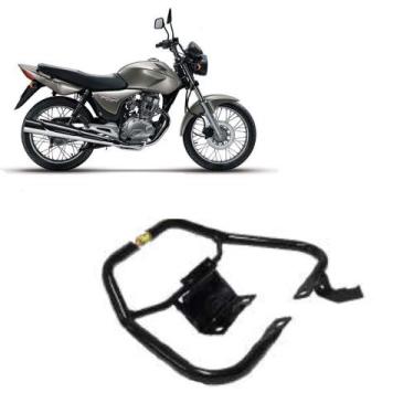 Imagem de Alça Traseira Cg Titan 150 2005 2006 2007 2008 Preto - MA Motos