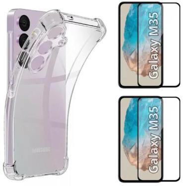 Imagem de Capa Capinha + 2 Películas 3d Para Samsung Galaxy M35 6.6 - HREBOS