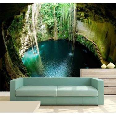 Imagem de Papel de Parede - Painel Adesivo Cachoeira 3D 3,75M² na 075 - Voce Dec